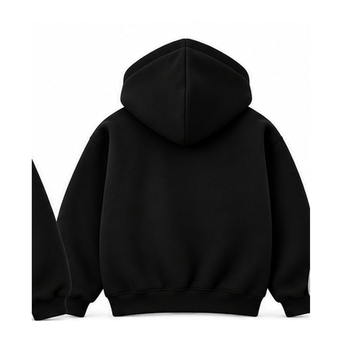 OTS black hoodie back
