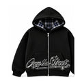 OTS black hoodie front