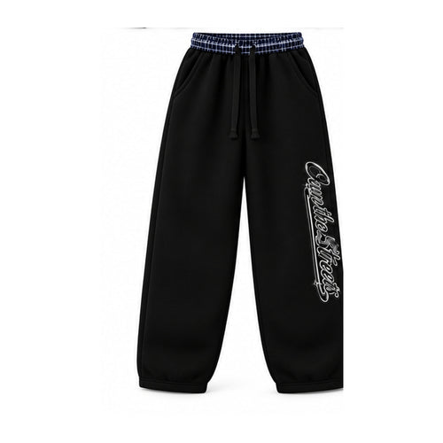 OTS black joggers front